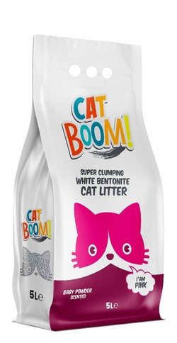 Cat Boom Clumping Cat litter Baby Powder Scent