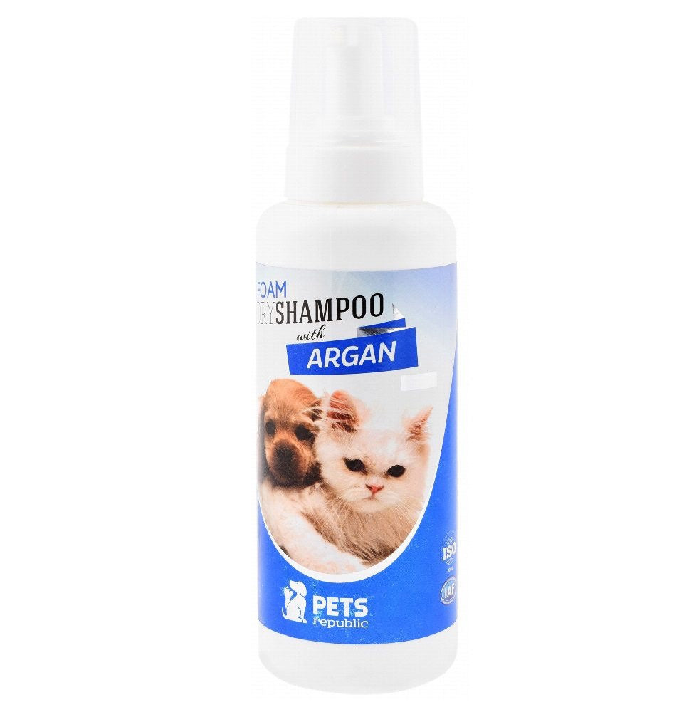 Pets Republic Foam Dry SHAMPOO 520Ml - ARGAN