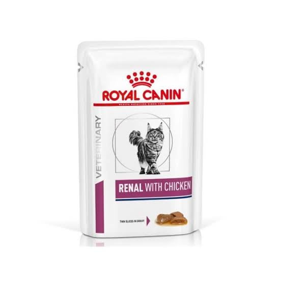 Royal Canin Renal with Chicken (85 gm\pouch) - Wet food for Renal kidney diseases - Talapets