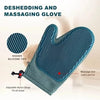 USB Rechargeable Steam Pet Glove – Spray Grooming Tool for Hair Removal & Massage (Blue)