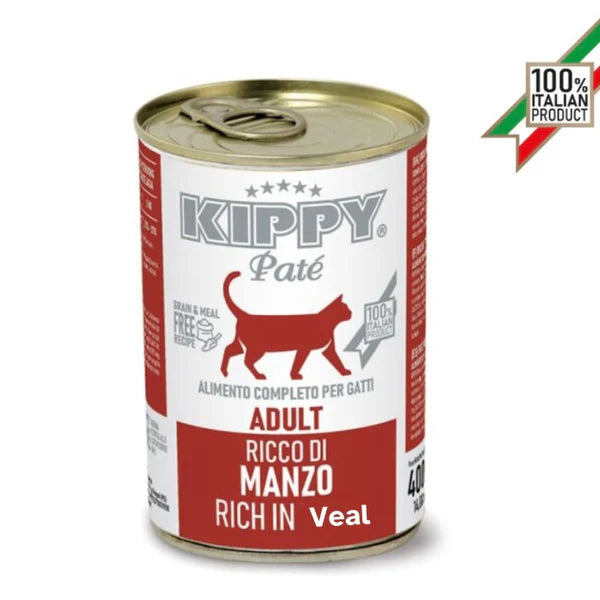 Kippy Cat Patè with Veal (400G)