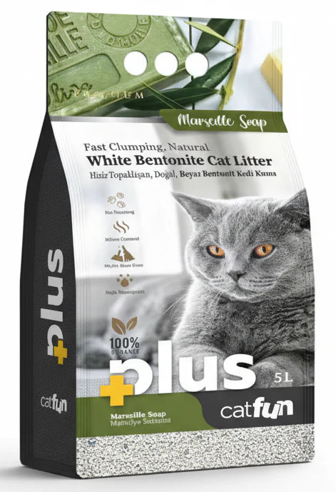 Cat Fun Plus Clumping Cat Litter Different Scents 5L