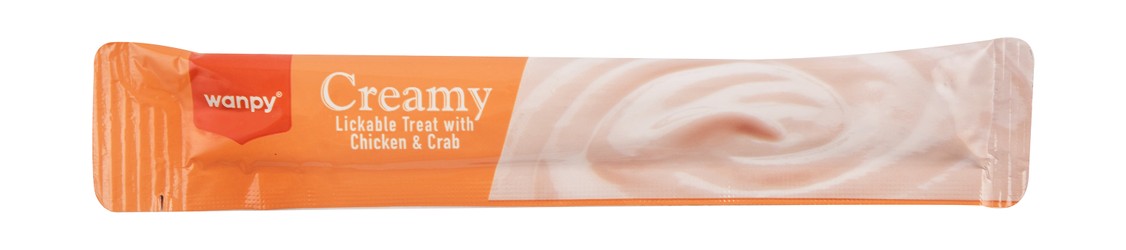 Wanpy Cat Creamy Treat Chicken & Crab Flavor