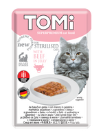 Tomi with Beef for Sterilised Cats in Jelly (85G)