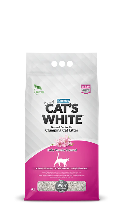 Cat’s White® Baby Powder Scented Clumping Cat Litter