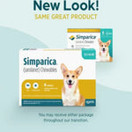 Simparica Sarolaner – 1 Chewable Tablet