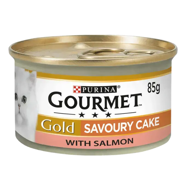 GOURMET® Gold Savoury Cake Salmon Wet Cat Food 85G