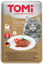 Tomi with Poultry In Tomato in Jelly Cat Wetfood (100G)
