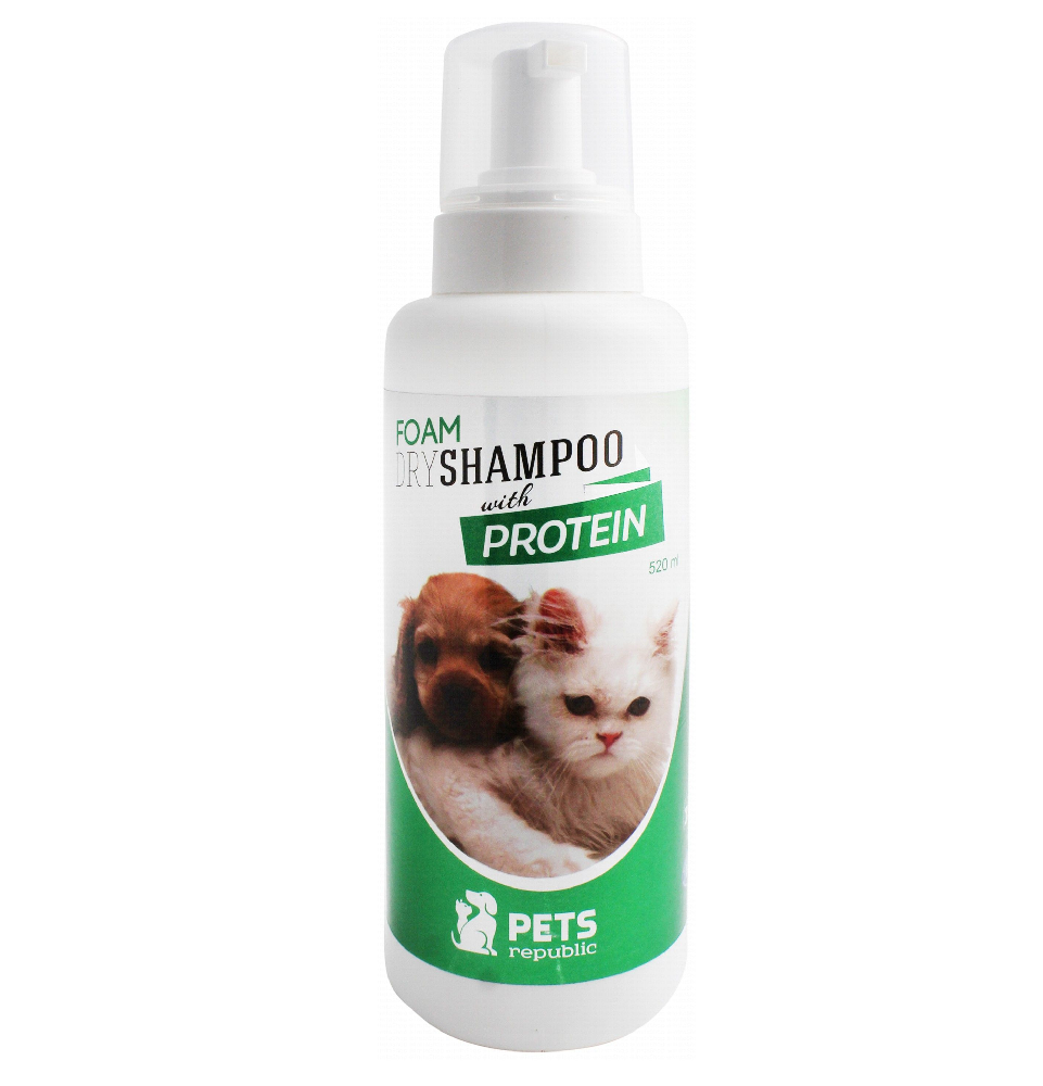 Pets Republic Foam Dry SHAMPOO 520Ml - PROTEIN