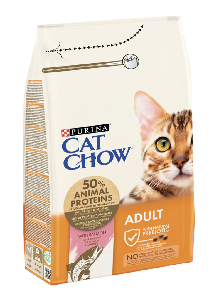 Cat Chow Rich in Salmon Adult Cat Dry food - Talapets
