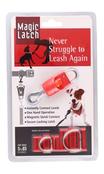 Magic Latch Magnetic Leash Connector with Collar Rings For Dogs (2-38KG)
