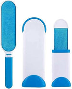 Reusable Pet Hair & Lint Remover Brush Set with Self-Cleaning Base – Double-Sided Fur Remover Tool for Furniture, Clothes & Travel