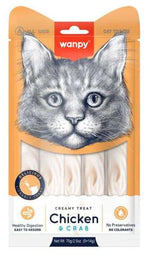 Wanpy Cat Creamy Treat Chicken & Crab Flavor