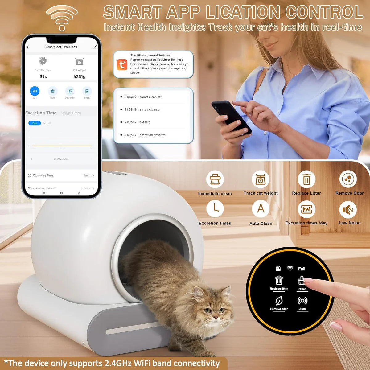 Self Cleaning Litter Box - Automatic Litter Box