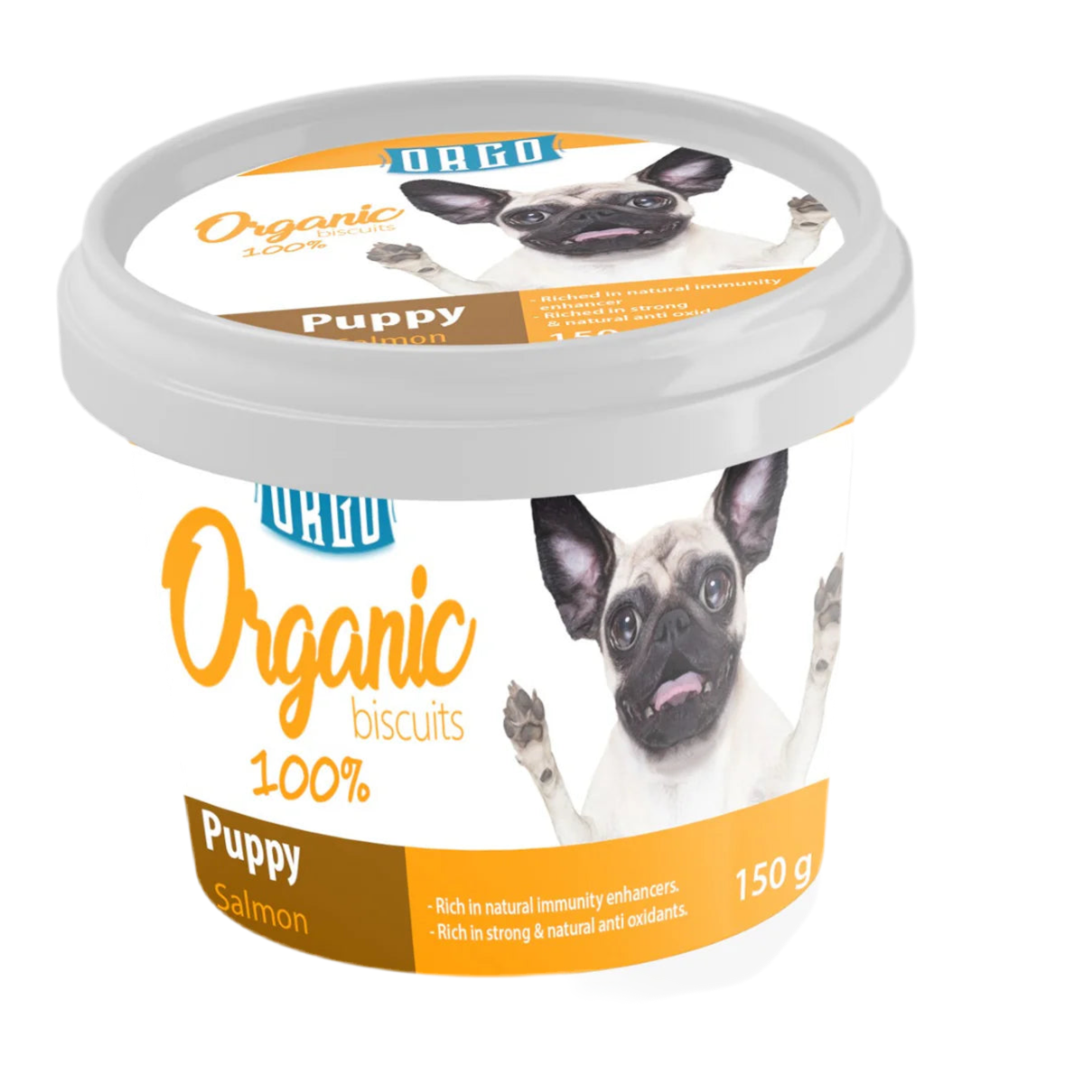 Orgo Puppy Biscuits Different Flavors 150 gm