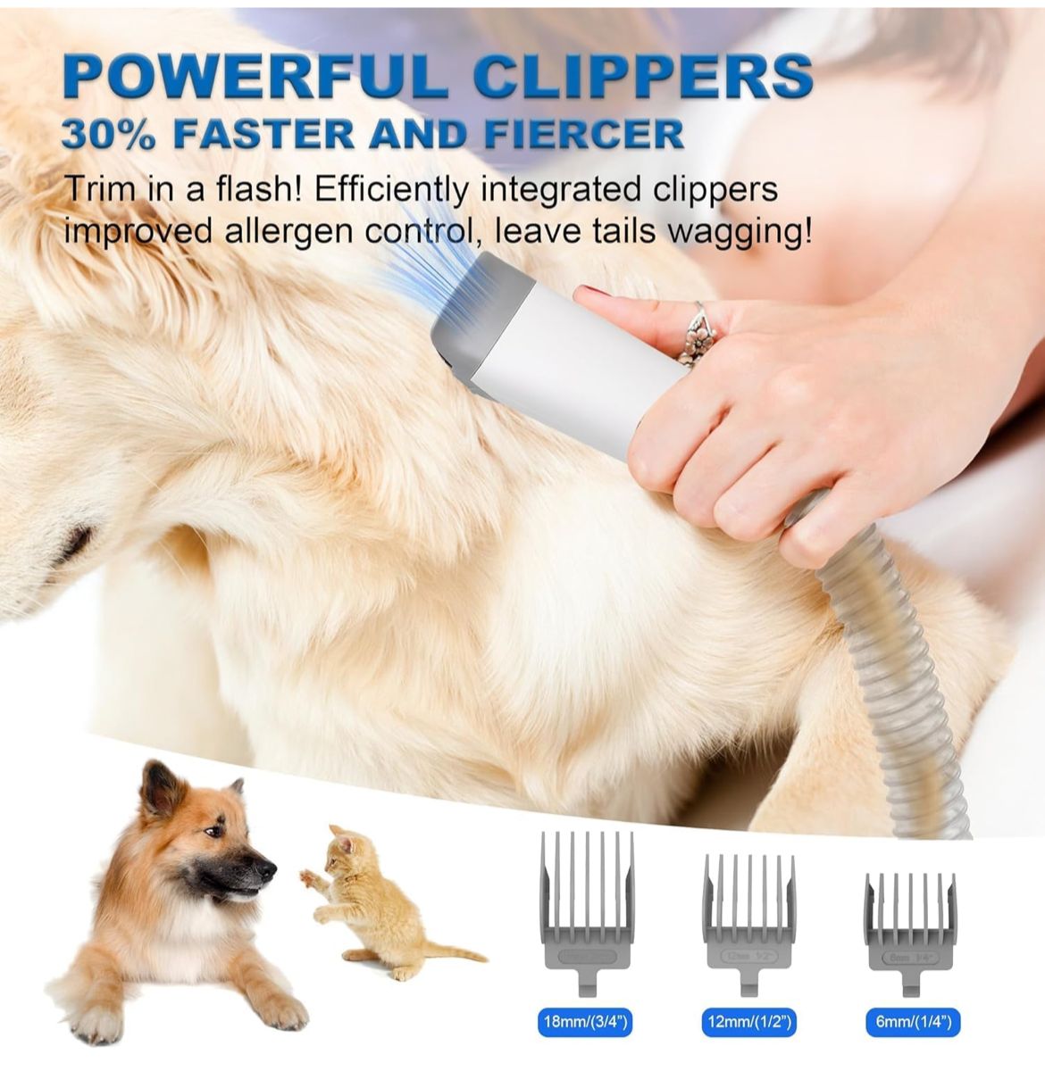 3 in 1 grooming kit vacuum, dryer,& clippers