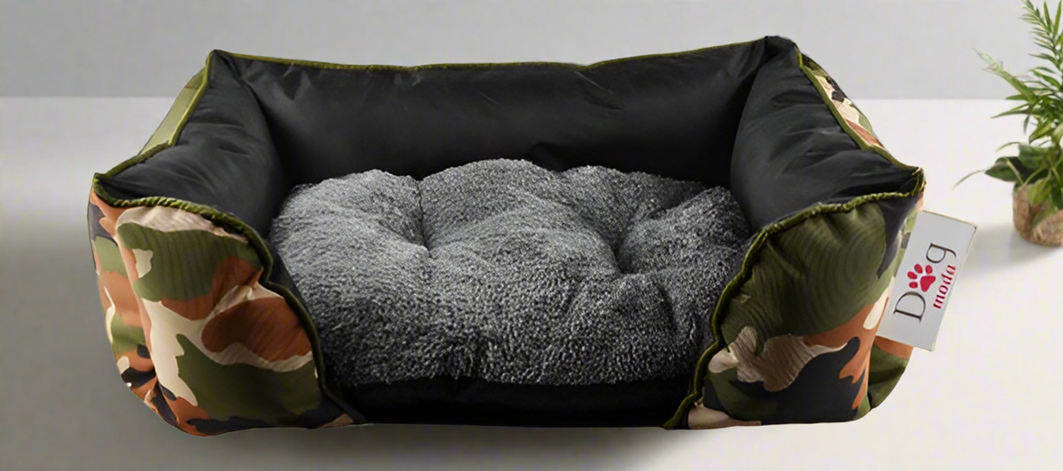 Pet Moda Waterproof Bed Army