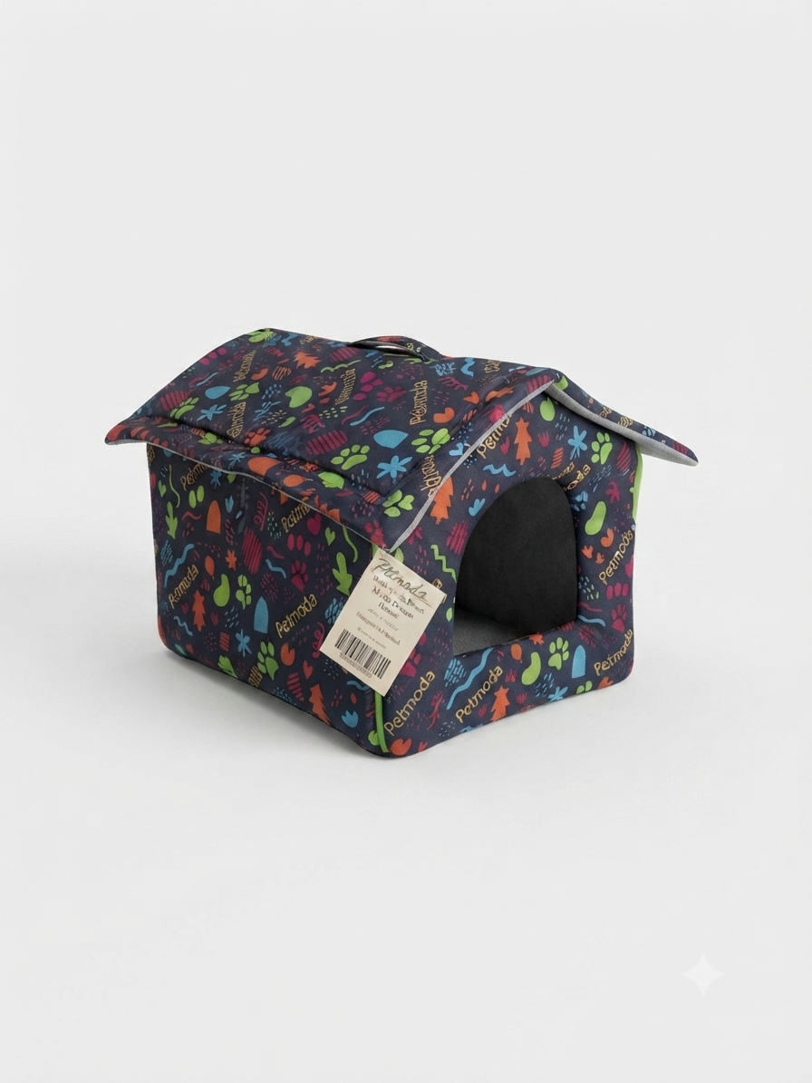 Petmoda Moda Dream House - Printed Fabric Pet House