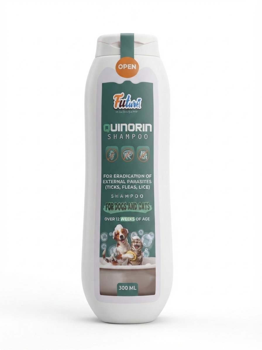 Quinorin Pet Parasite Control Shampoo (300 ML)