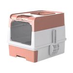 Large Cat Litter Box with Drawer and Scoop 35 * 14 * 49 Cm