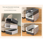 Large Cat Litter Box with Drawer and Scoop 35 * 14 * 49 Cm