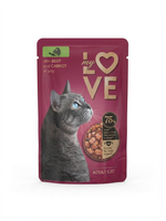 My Love Wet Food For Adult Cat With Beef In Gravy 85g