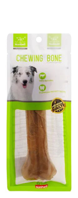 Nunbell Brown Bone Dog Rawhide Treats 1pcs (S)