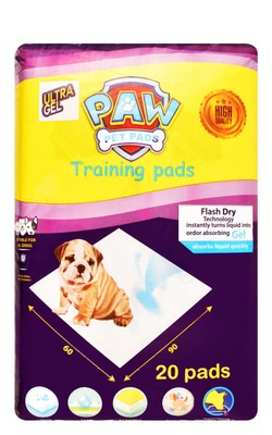 Paw Ultra Gel Anti-Bacterial Dog Training Pads 10 Sheets (60x90cm)