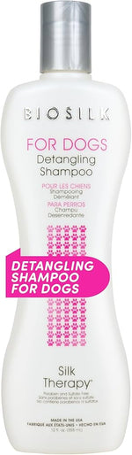 Biosilk for Dogs Silk Therapy Detangling Shampoo 355ml