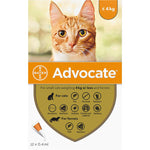 Advocate For Small Cat ( up to 4 kg ) - 1 Pipette - Talapets