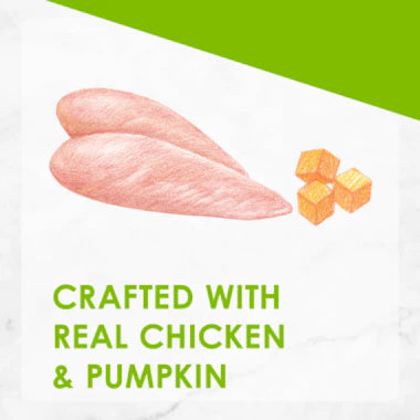 Purina Fancy Feast Chicken Puree Cat Liquid Treats with Pumpkin Flakes 4x10G