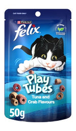 Purina Play TubesCat Treats Tuna & Crab Flavor 50G