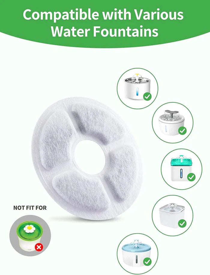 Cat Water Fountain Filters -Replacement Filter - 1 piece