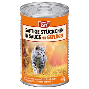 Perfecto Cat can in sauce with chicken 415g