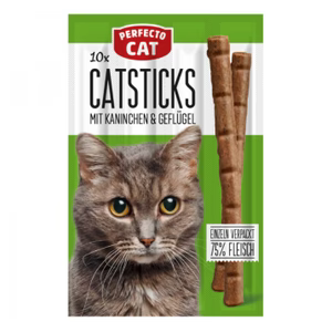 Perfecto Cat 10X Catsticks with Rabbit & Poultry 50g