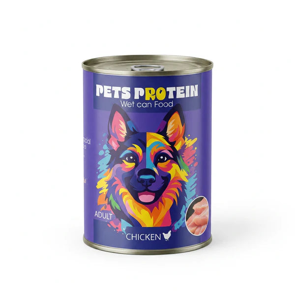 Pets Protein Dog Wet Food with Chicken 400G
