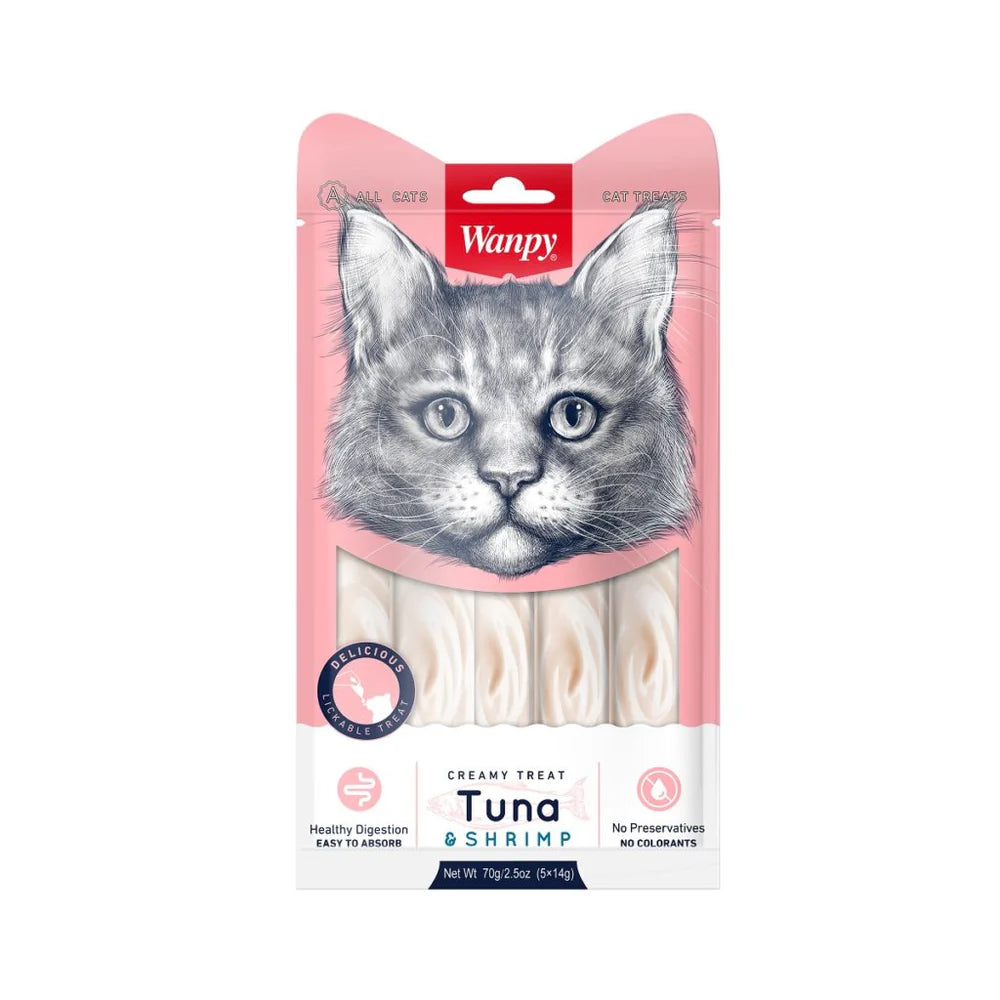 Wanpy Cat Creamy Treat Tuna & Shrimp