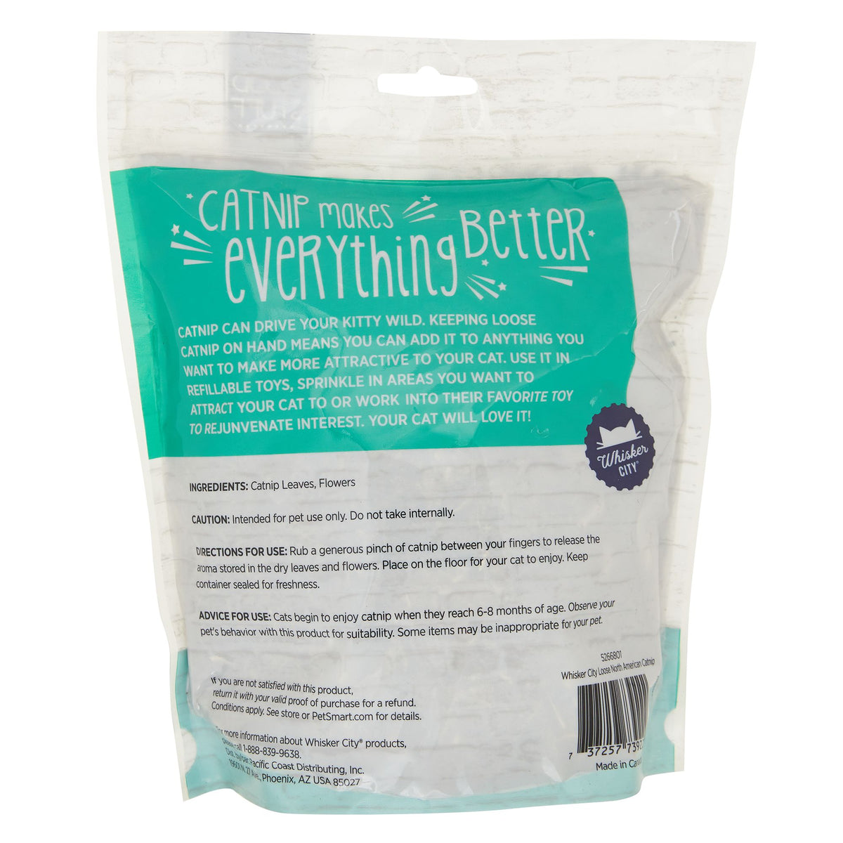 Whisker City® Natural North American Catnip 14.1 G