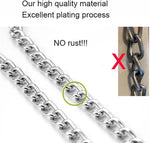 Heavy Duty Metal Dog Collar for Medium Large Dogs