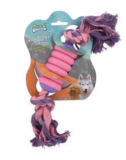 Soleil Rubber Tug Rings W/Rope