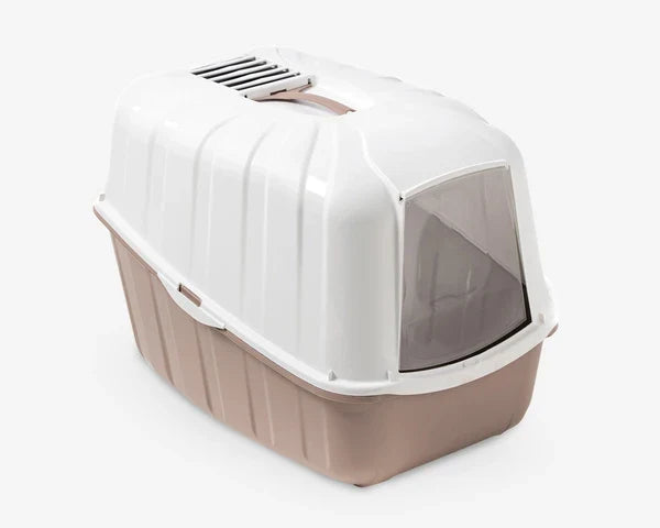 Komoda Cat Litter Box with Roof and Flap + Filter & Scoop 55X40X40 cm