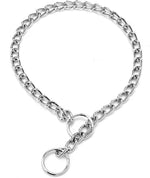 Heavy Duty Metal Dog Collar for Medium Large Dogs