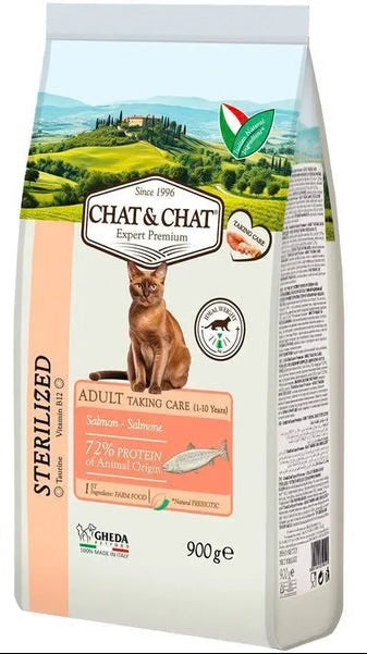 Chat&Chat Adult Sterilized Salmon Cat Food