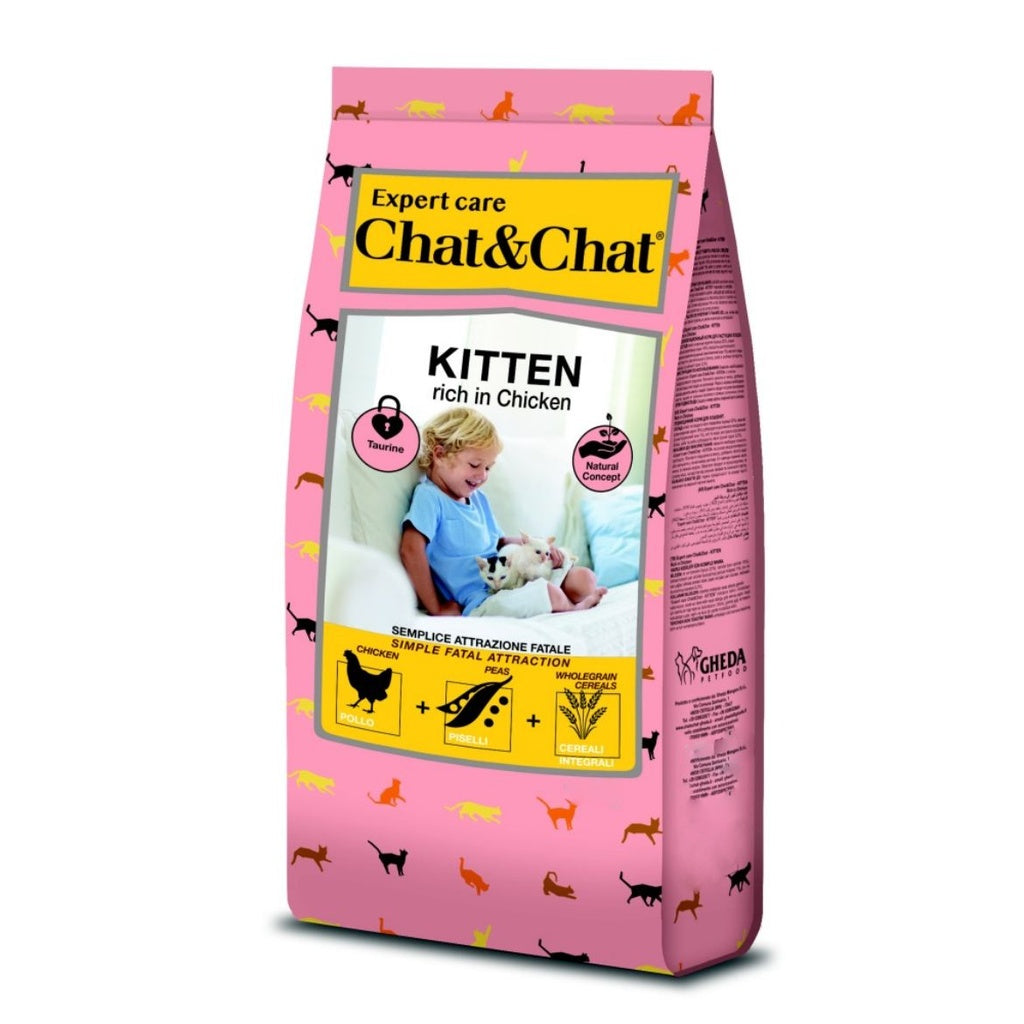 Expert Chat & Chat Kitten Rich in Chicken Dry Food 900 g - Talapets