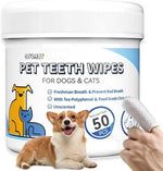 Opdent Pet Dental Finger Wipes 50PCS