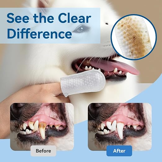 Opdent Pet Dental Finger Wipes 50PCS