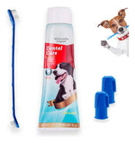 Dog Dental Care Kit – Toothpaste & Toothbrush Set with Finger Brushes 95G