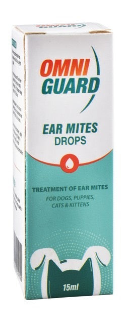 Omni Guard Ear Mites Drops For Pets 15ML