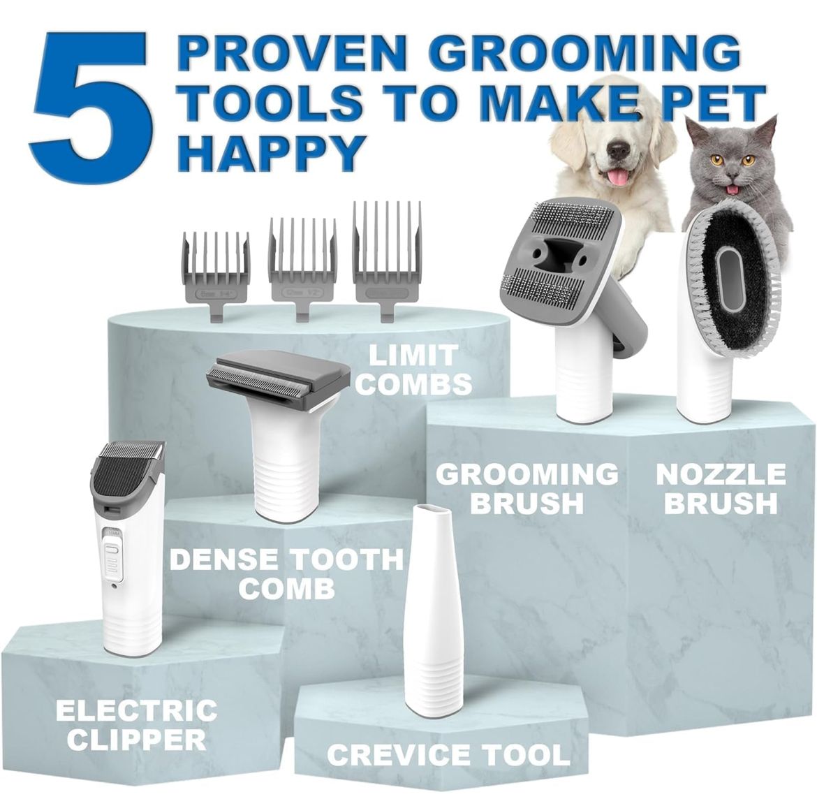 3 in 1 grooming kit vacuum, dryer,& clippers