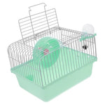 Green Portable Cage for Small Animals, suitable for Hamsters and Chinchillas